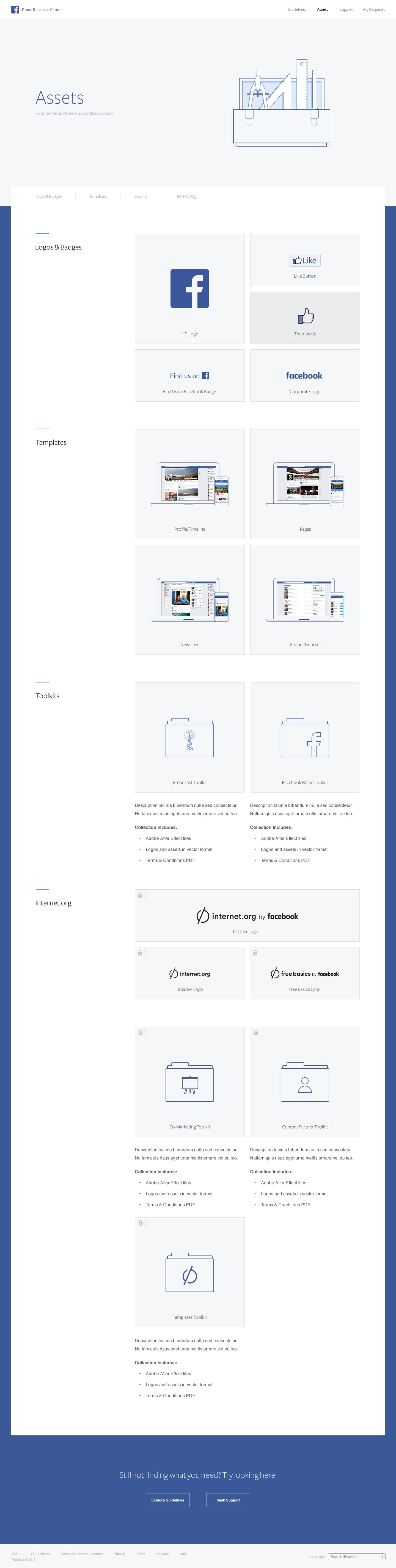 Brand assets — Logos, badges, templates, toolkits, and internet.org resources